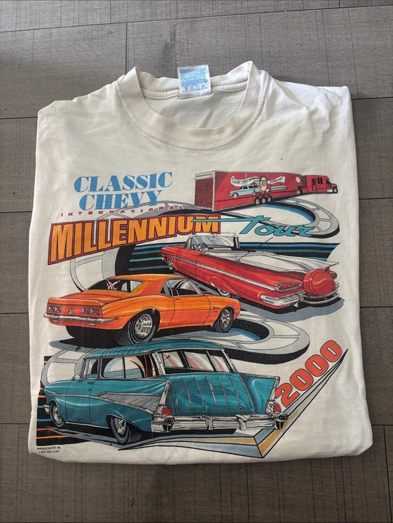 Hanes Other - ⭐️2/$20⭐️Vintage Classic Chevy Millennium Tour Graphic T-Shirt